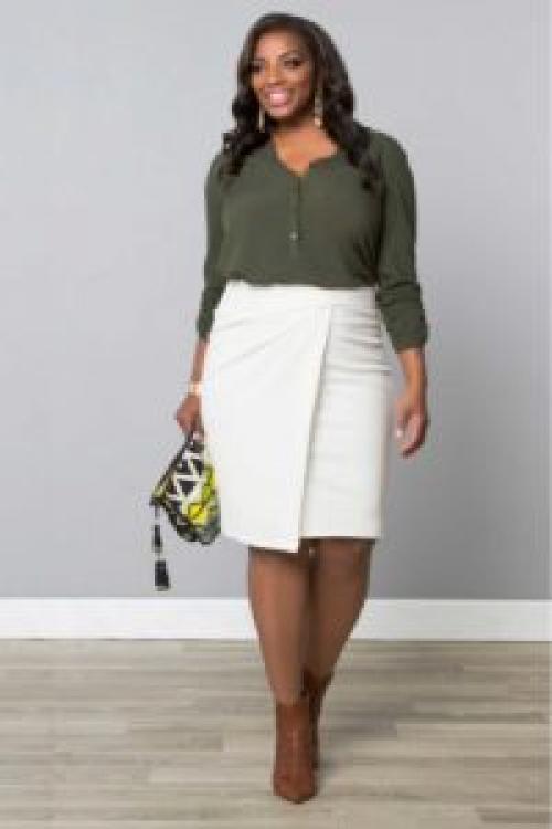 Модные луки для полных женщин з. Как одеваться стильно и красиво полным женщинам после 40