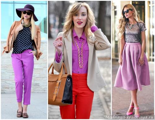 Темно фиолетовый кому идет. Фиолетовый: цвет тепла и холода