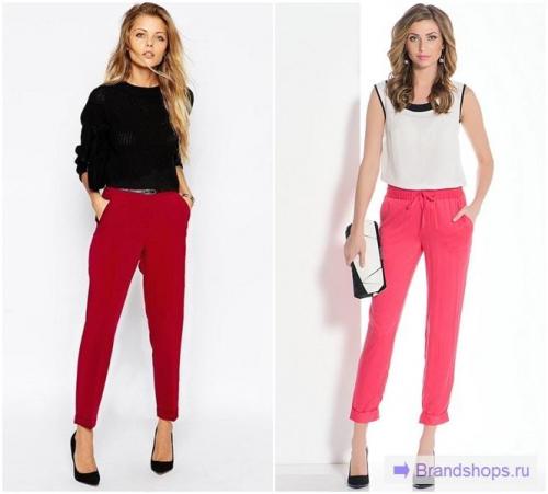 Узкие черные брюки с чем носить. Модные цвета и сочетания