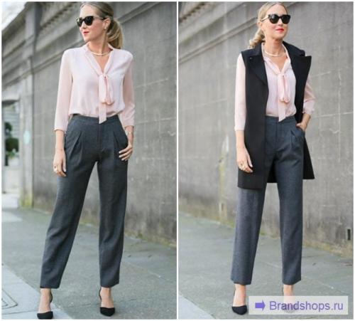 Узкие черные брюки с чем носить. Модные цвета и сочетания