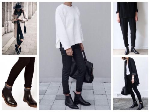 С чем носить ботинки по щиколотку. Челси – ботинки для всех