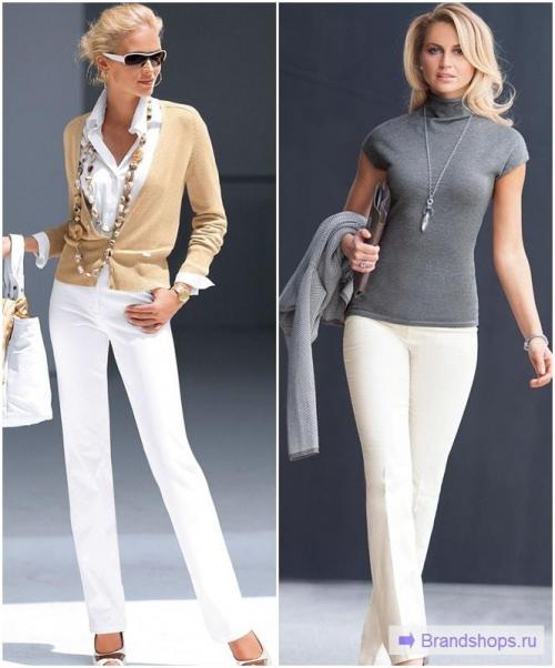 Узкие черные брюки с чем носить. Модные цвета и сочетания