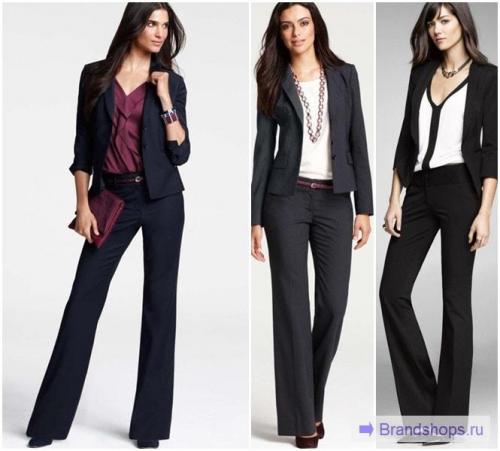 Узкие черные брюки с чем носить. Модные цвета и сочетания