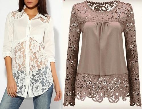 Кружевная блузка сшить. КАК ШИТЬ ИЗ КРУЖЕВА? ОСНОВНЫЕ СОВЕТЫ (Шитье и крой)
