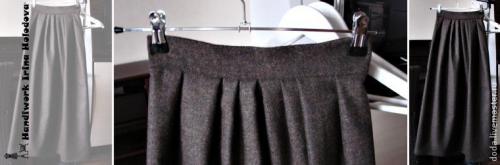 Как сшить юбку из шерстяной ткани. Шьем шерстяную юбку в пол