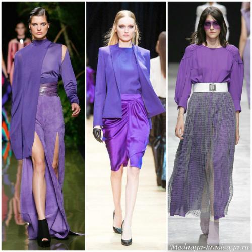 Темно фиолетовый кому идет. Фиолетовый: цвет тепла и холода