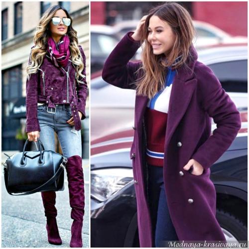 Темно фиолетовый кому идет. Фиолетовый: цвет тепла и холода