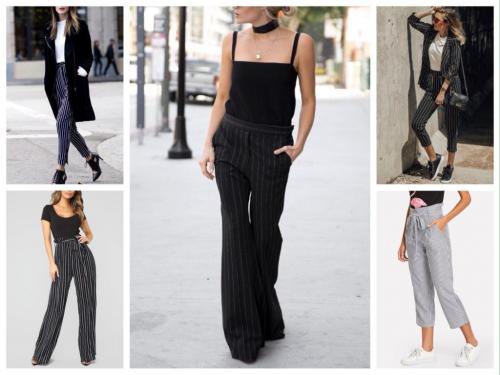 С чем носить черные прямые брюки. Цветовые сочетания с черным