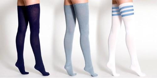 Гольфы выше колена на полных ногах. Какими бывают?