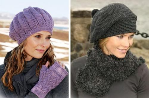 Вязаная шапка без помпона. Выбор схем вязания шапок 16 Вязаная шапка без помпона. Выбор схем вязания шапок 16