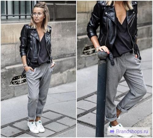 Узкие черные брюки с чем носить. Модные цвета и сочетания