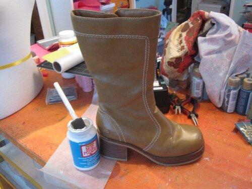 Декупаж зимних сапог. Декор обуви —, как обновить сапоги