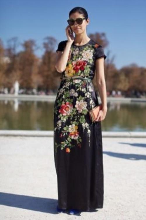 Как украсить черное платье платком. Идеи декорирования черного платья