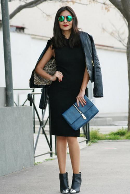 Чем украсить черное платье футляр. С чем носить черное платье-футляр: фото и описание