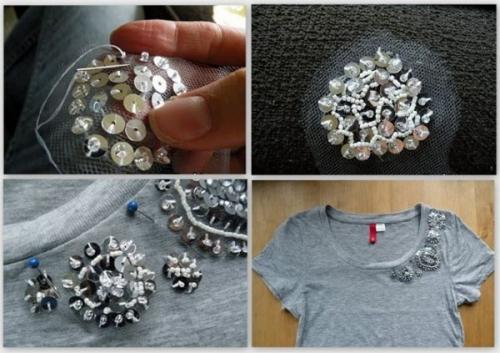 Как украсить платье бисером. Как украсить платье бусинами своими руками