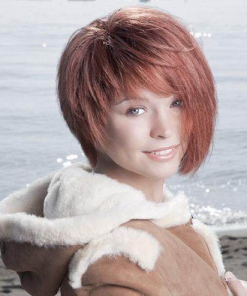 Стрижки для вьющихся волос и круглого лица. Боб-каре