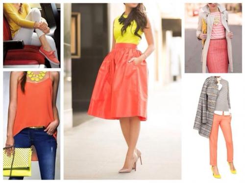 Кому подходит коралловый цвет в одежде. Цветовая гармония 09