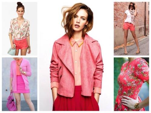 Кому подходит коралловый цвет в одежде. Цветовая гармония 13