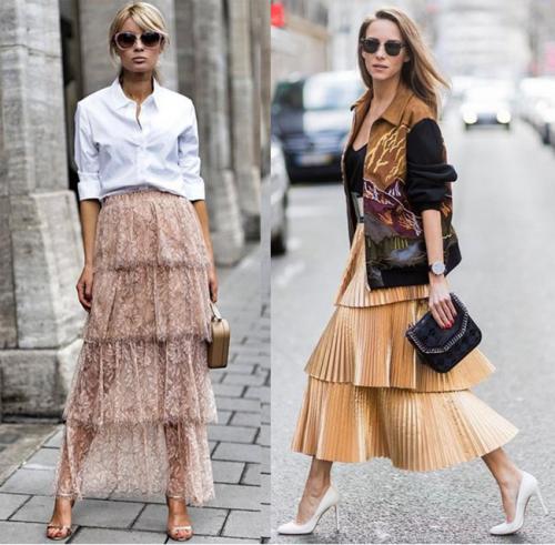 Юбка в полоску 2019. Стильные юбки 2019-2020 модные тенденции, фасоны, новинки + фото