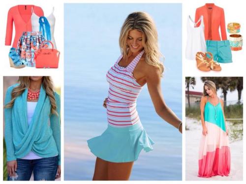 Кому подходит коралловый цвет в одежде. Цветовая гармония 11