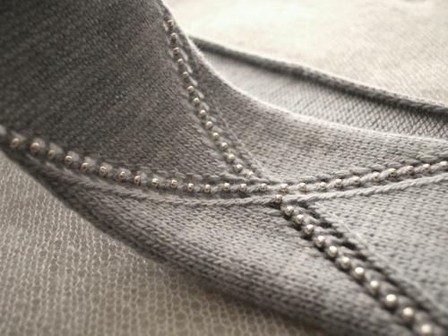 Как пришить бусины к шапке. Вязание с бусинами: два простых способа