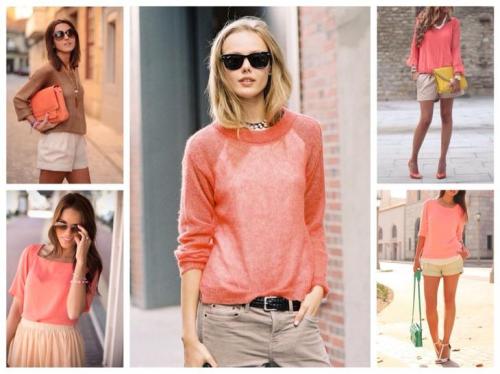 Кому подходит коралловый цвет в одежде. Цветовая гармония 06