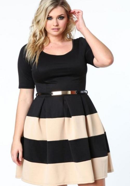 Мода для полных женщин за 40 в 2019 году осень-зима. Платья для полных женщин осень-зима 2019-2020 фото