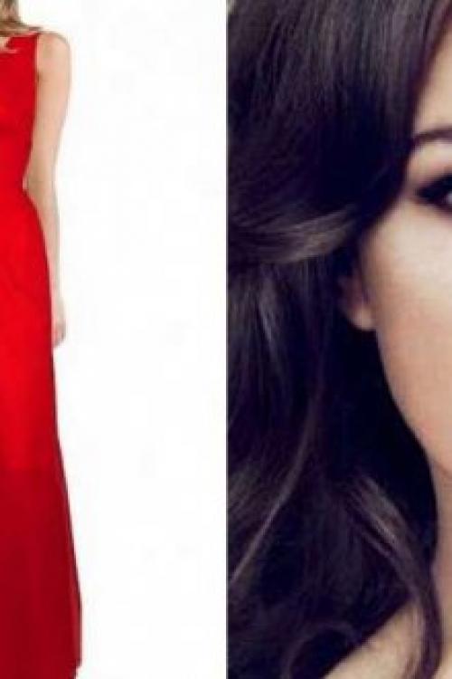 Макияж черный с красным. 