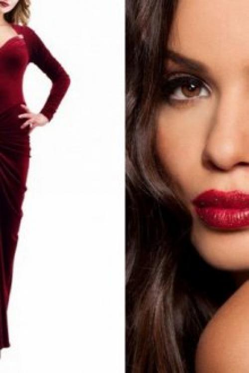 Макияж черный с красным. 