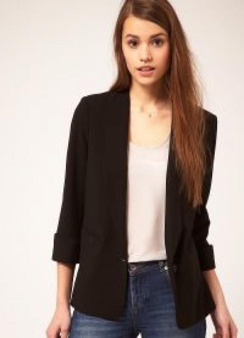 Как украсить черный пиджак своими руками. Очаровательный воротничок