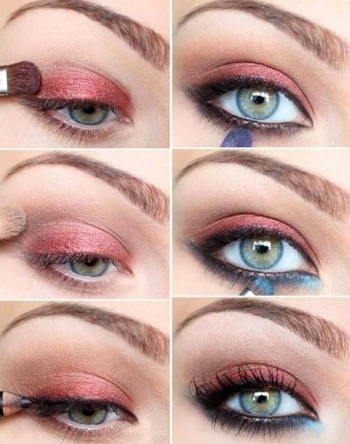 Макияж в красных тонах. Макияж с красными тенями: пошаговые инструкции