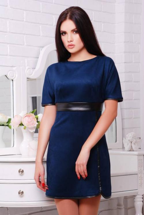 Платья из замши 2019. Фасоны