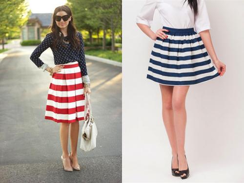 Юбка из атласа карандаш. Образ кокетки