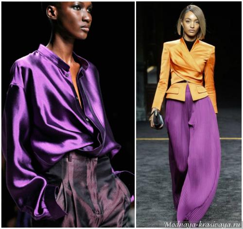 Темно фиолетовый кому идет. Фиолетовый: цвет тепла и холода