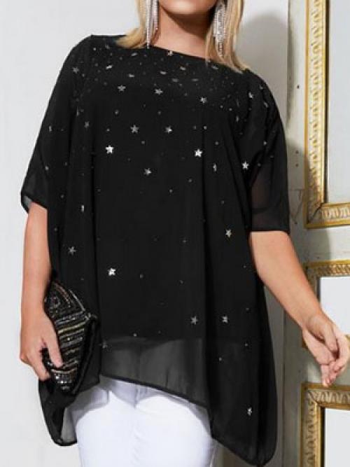 Как украсить белую рубашку. Украшение блузки пайетками