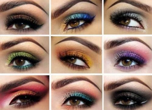 Вечерний макияж глаз для. По цвету глаз 05