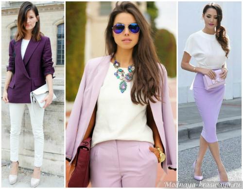 Темно фиолетовый кому идет. Фиолетовый: цвет тепла и холода