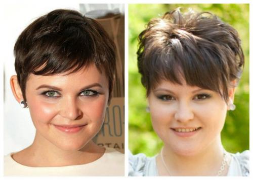 Короткие стрижки на кудрявые волосы для полных. Короткие стрижки для полных женщин