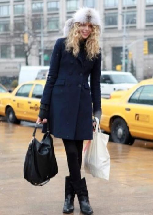 Пальто и головные уборы. Какая шапка подойдет 05