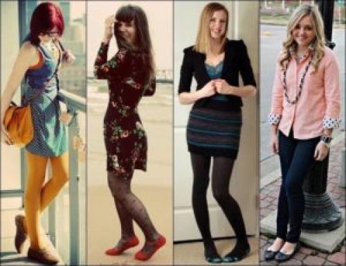 Можно ли носить балетки с колготками. С чем носить балетки