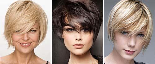 Стрижки для вьющихся волос и круглого лица. Короткие Стрижки