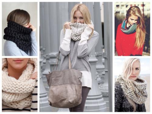 Как правильно носить снуд в два оборота. Разновидности 07