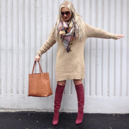 Платье-свитер, как и с чем носить. Вязаное платье-свитер 01 Платье-свитер, как и с чем носить. Вязаное платье-свитер 01