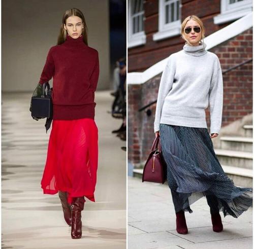 Платье-свитер, как и с чем носить. Вязаное платье-свитер 17 Платье-свитер, как и с чем носить. Вязаное платье-свитер 17