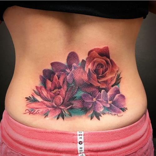 Тату на пояснице надпись. Тату на пояснице: значение