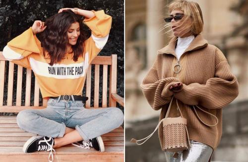 С чем носить белую футболку оверсайз. Стиль oversize: как носить объёмные вещи и выглядеть стройной