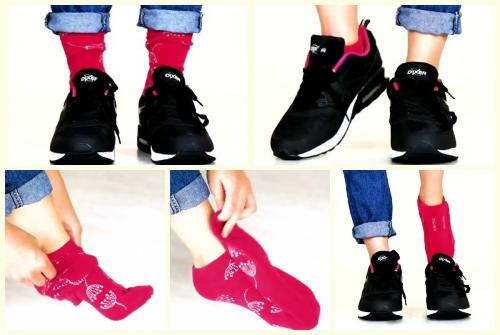 Капроновые носки под туфли. 5 полезных лайфхаков с носками