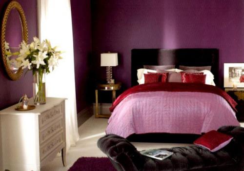 Сливовый цвет сочетание в интерьере. Сливовый цвет в интерьере в закладки 13