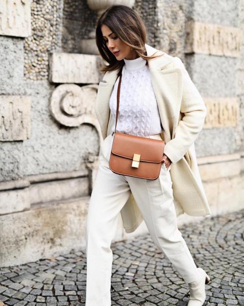 Цвет тофу в одежде. Как носить самый модный цвет зимы 2019 Tofu (Тофу), чтобы стать иконой стиля нового сезона