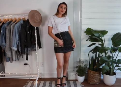 Белая футболка женская с чем носить. Как носить базовую белую футболку - 12 аутфитов от Kayla White